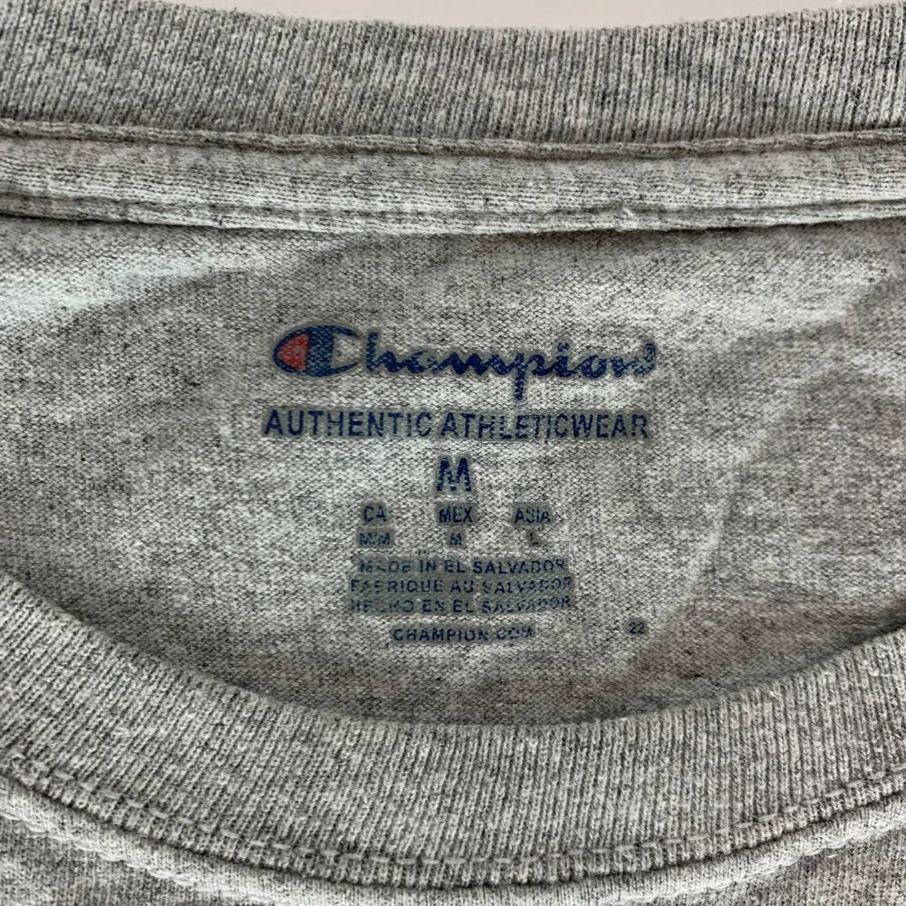 UC Santa Barbara Banana Slugs NCAA Gray Champion Short Sleeve Shirt Mens Medium - Picture 3 of 5